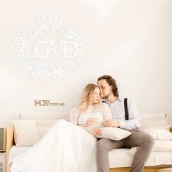 Свадебная Монограмма Love с Вензелями