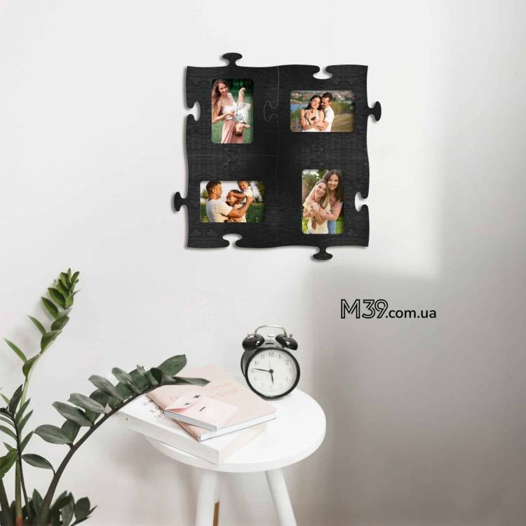 Фоторамка Пазл на 4 фото