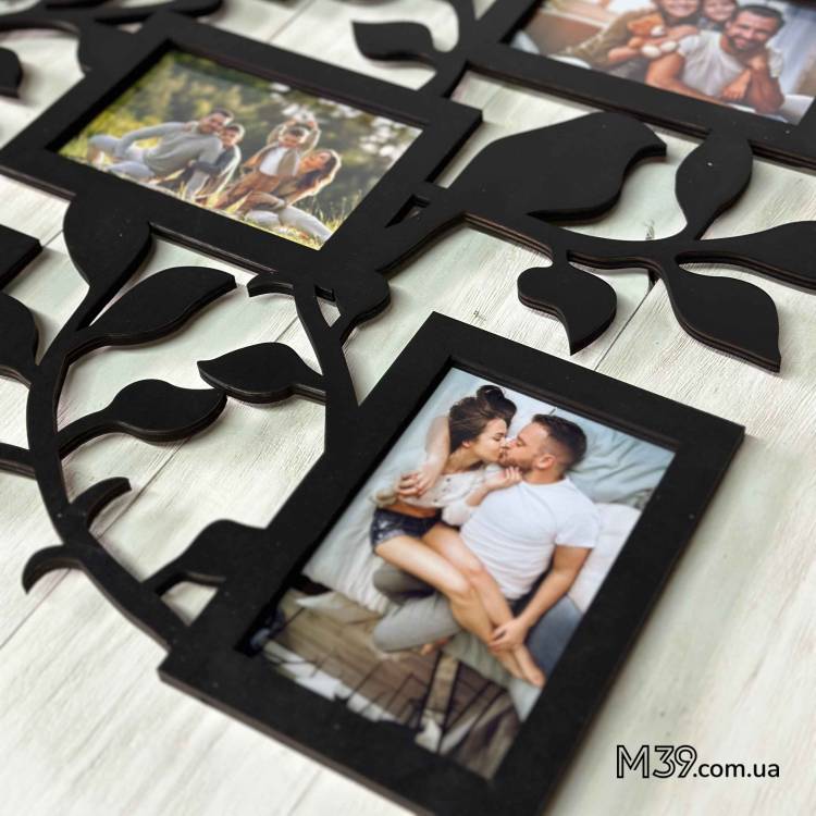 Фоторамка з пташками на 5 фото
