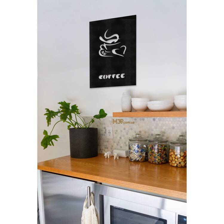 Декоративное панно на стену Coffee m39.com.ua Декоративное панно на стену Coffee