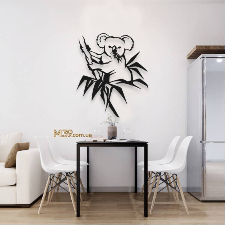 Декоративное панно картина на стену Коала на ветке m39.com.ua Декоративное панно картина на стену Коала на ветке