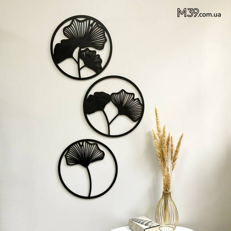 Декоративне панно картина на стіну Листочки