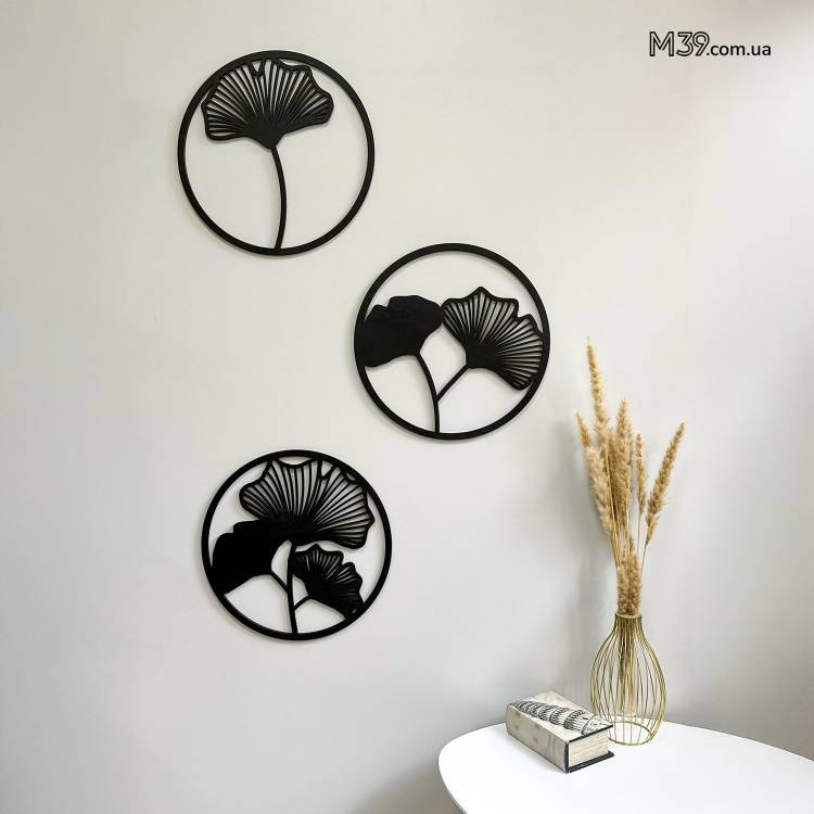 Декоративне панно картина на стіну Листочки