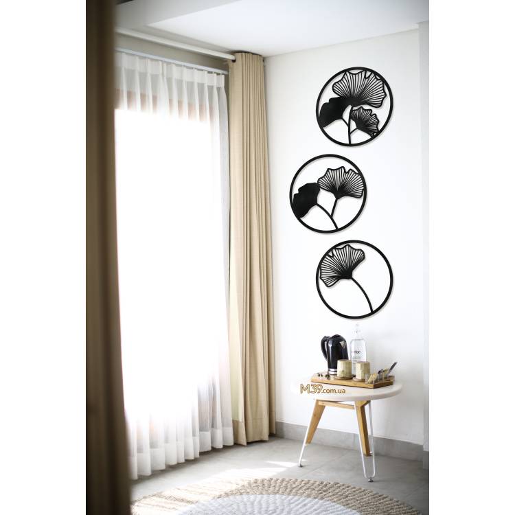 Декоративне панно картина на стіну Листочки