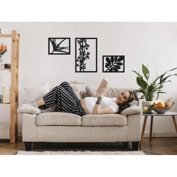 Декоративная картина на стену из дерева Веточки m39.com.ua Декоративная картина на стену из дерева Веточки