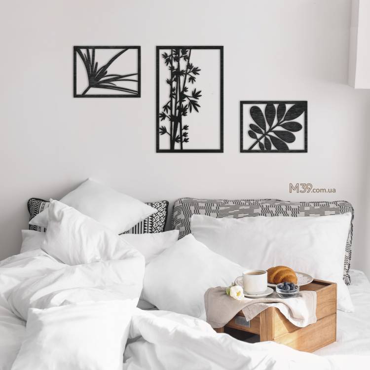 Декоративная картина на стену из дерева Веточки m39.com.ua Декоративная картина на стену из дерева Веточки