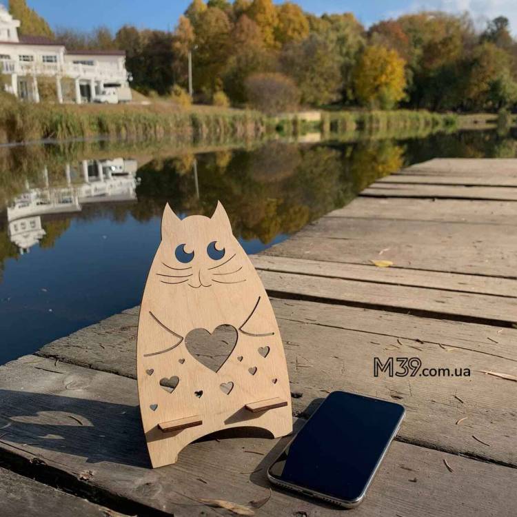 Підставка під телефон «Котик» 00971 m39.com.ua Підставка під телефон «Котик» 00971