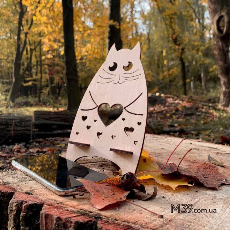 Підставка під телефон «Котик» 00971 m39.com.ua Підставка під телефон «Котик» 00971