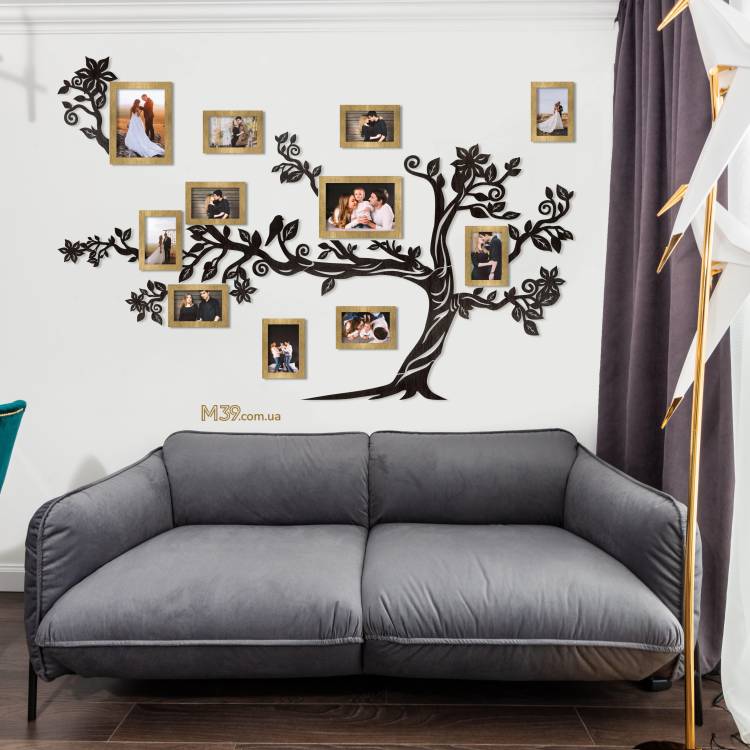 Подарунок батькам - Фоторамка Сімейне Дерево в двох кольорах