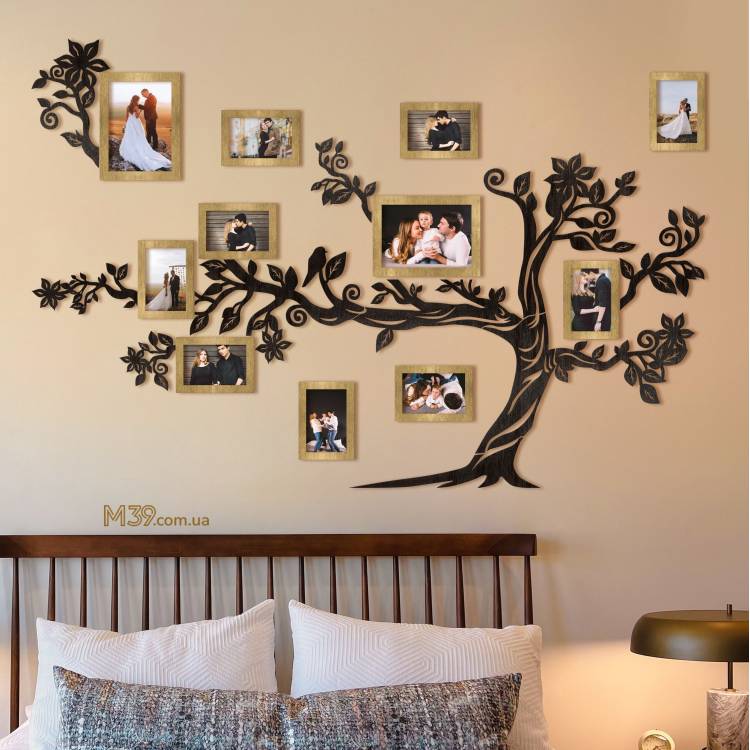 Подарунок батькам - Фоторамка Сімейне Дерево в двох кольорах