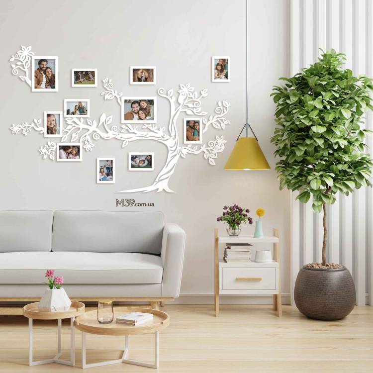 Подарунок батькам - Сімейне дерево Велике, Колаж з фоторамок m39.com.ua Подарунок батькам - Сімейне дерево Велике, Колаж з фоторамок