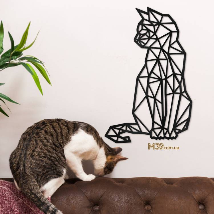 Оригинальный подарок ветеринару - Декоративное панно Кот 