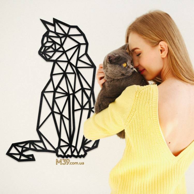 Оригинальный подарок ветеринару - Декоративное панно Кот 