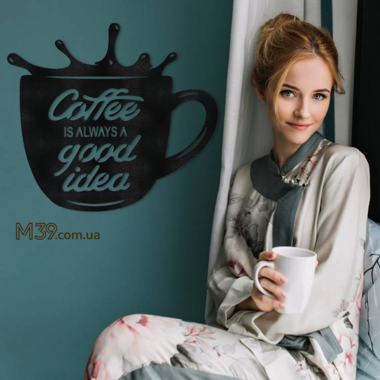 Декоративне панно картина на стіну Coffee - good idea