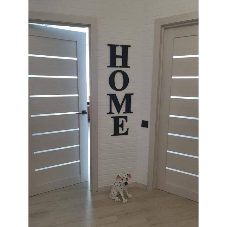 Декоративний напис HOME на стіну m39.com.ua Декоративний напис HOME на стіну