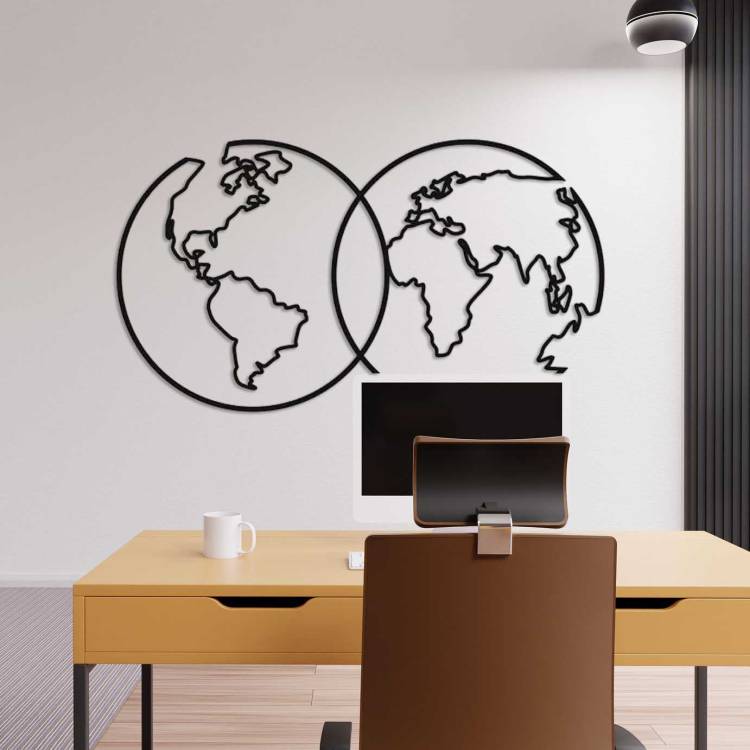 Декор на стіну з Дерева - настінна картина панно Планета Земля m39.com.ua Декор на стіну з Дерева - настінна картина панно Планета Земля