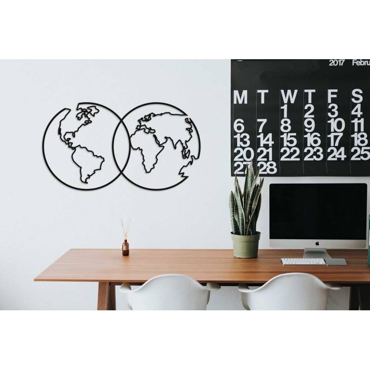 Декор на стіну з Дерева - настінна картина панно Планета Земля m39.com.ua Декор на стіну з Дерева - настінна картина панно Планета Земля