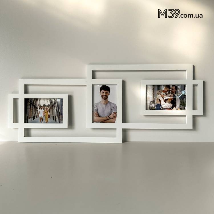 Фоторамка мінімалістична лофт прямокутна чорна