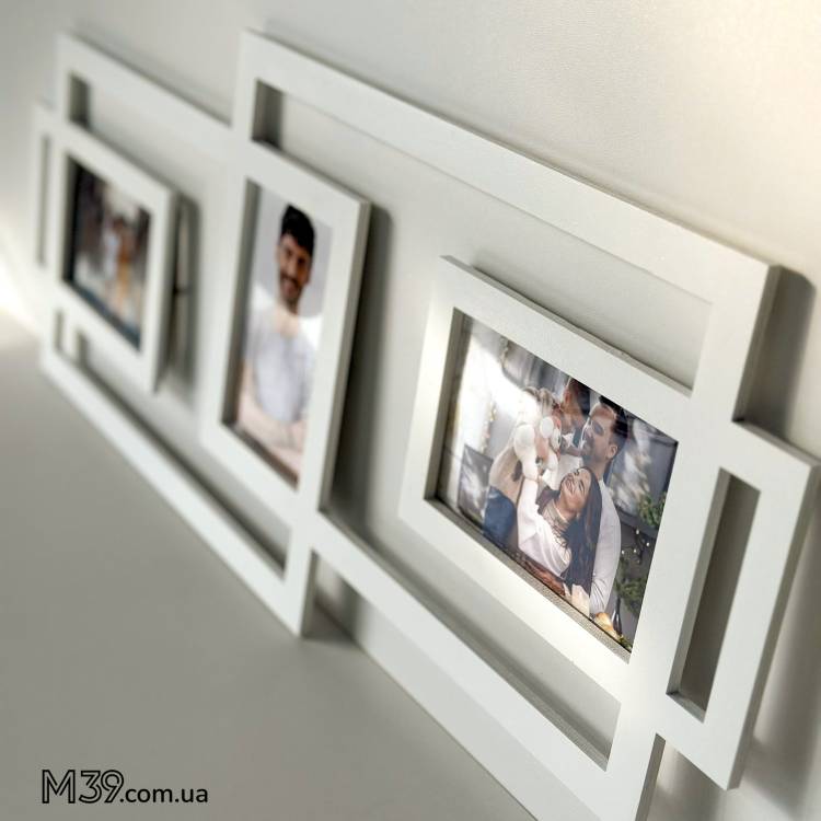 Фоторамка мінімалістична лофт прямокутна чорна