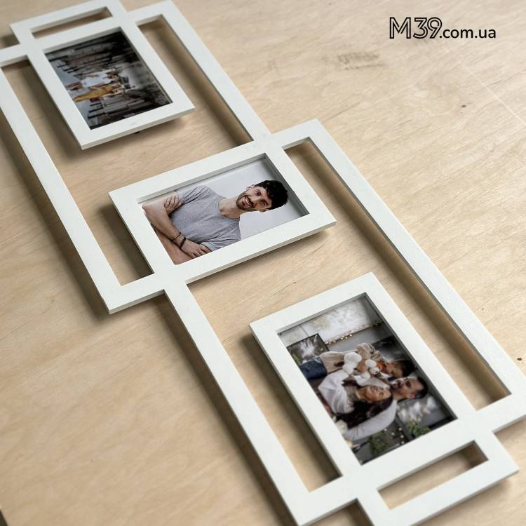 Фоторамка мінімалістична лофт прямокутна чорна