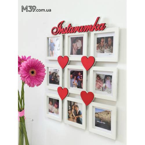 Фоторамка Інстарамка - настінний колаж з фото інстаграм