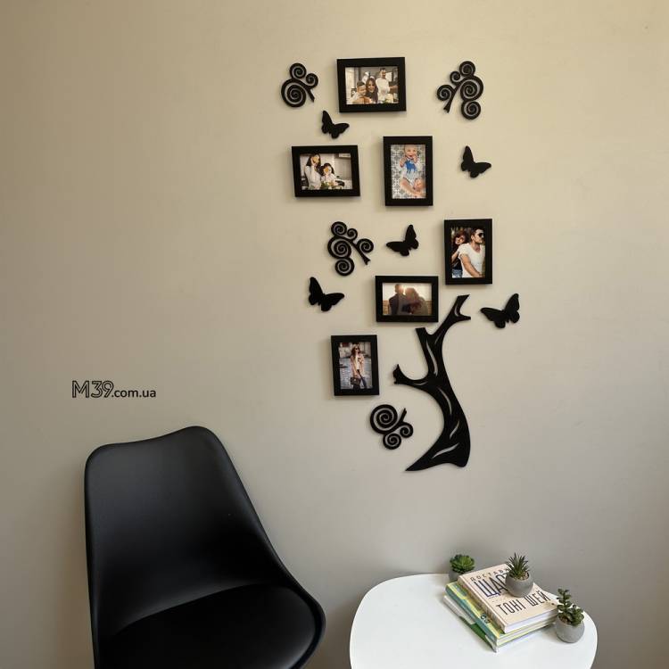 Фото колаж Дерево вертикальне