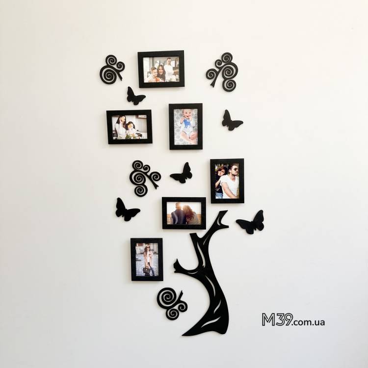 Фото колаж Дерево вертикальне