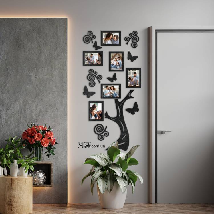 Фото колаж Дерево вертикальне m39.com.ua Фото колаж Дерево вертикальне