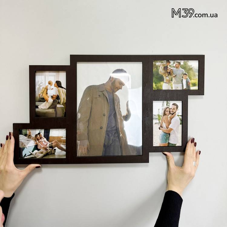 Фоторамка лофт "Мінімалізм" - Колаж з улюблених фото
