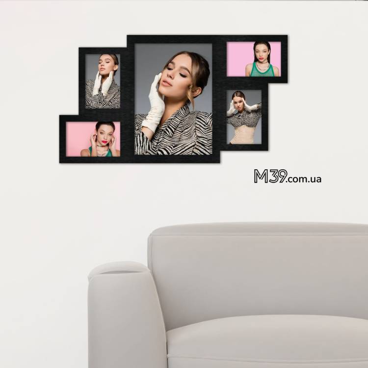 Фоторамка лофт "Мінімалізм" - Колаж з улюблених фото m39.com.ua Фоторамка лофт "Мінімалізм" - Колаж з улюблених фото