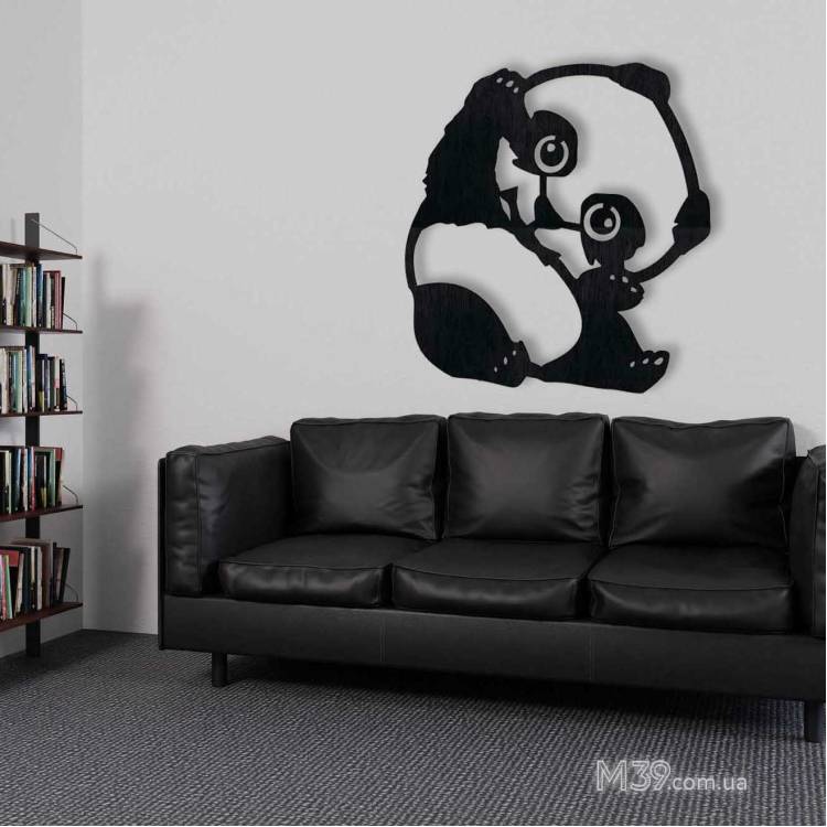 Декоративне панно картина на стіну Мила панда m39.com.ua Декоративне панно картина на стіну Мила панда