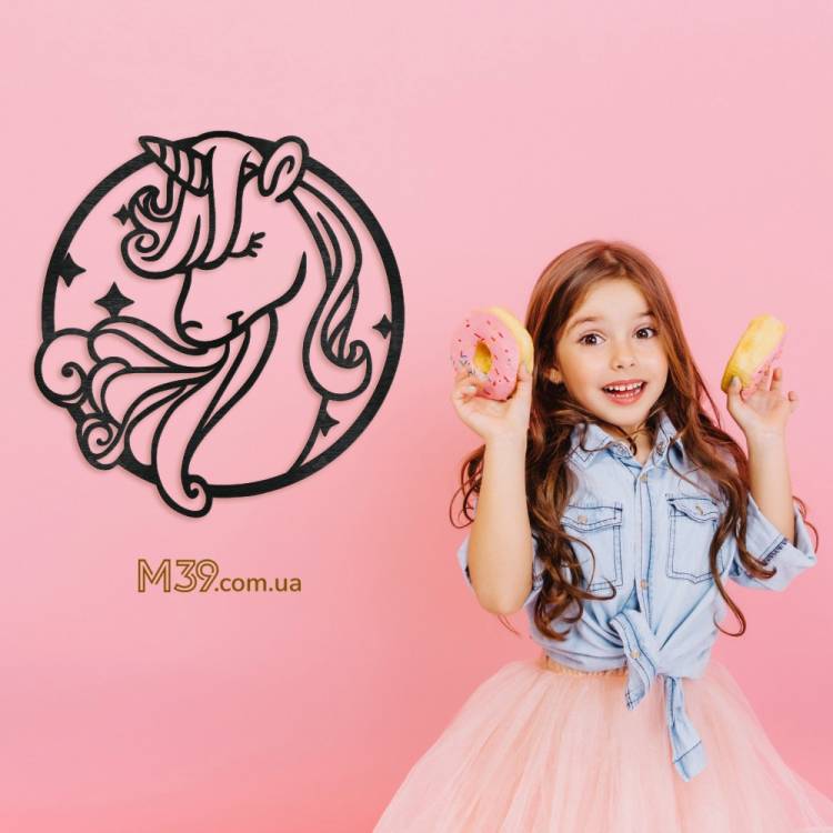 Декоративне панно в дитячу Єдиноріг