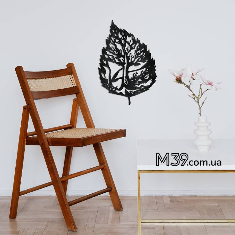 Объемный декор для дома, Панно из дерева на стену, Картина в стиле Лофт "Дерево в листочке" m39.com.ua Объемный декор для дома, Панно из дерева на стену, Картина в стиле Лофт "Дерево в листочке"