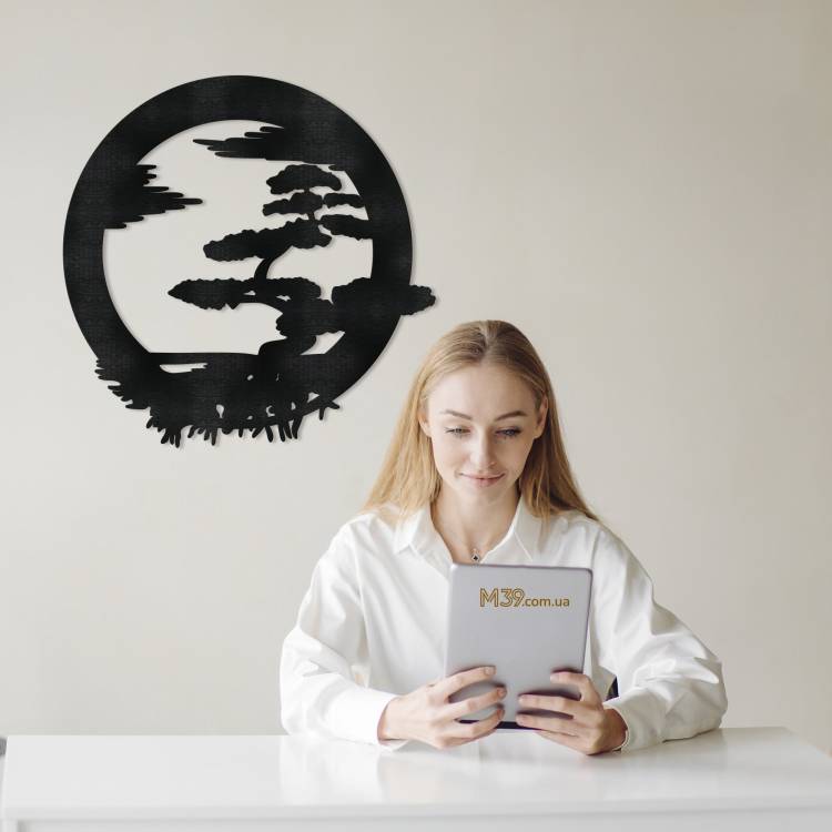 Декор на стіну з дерева - декоративне панно "Баобаб", 3д картина на стіну m39.com.ua Декор на стіну з дерева - декоративне панно "Баобаб", 3д картина на стіну