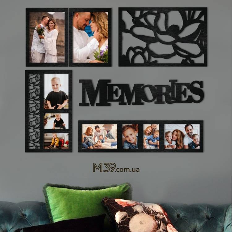 Подарунок друзям - Рамка для фото Memories колаж m39.com.ua Подарунок друзям - Рамка для фото Memories колаж