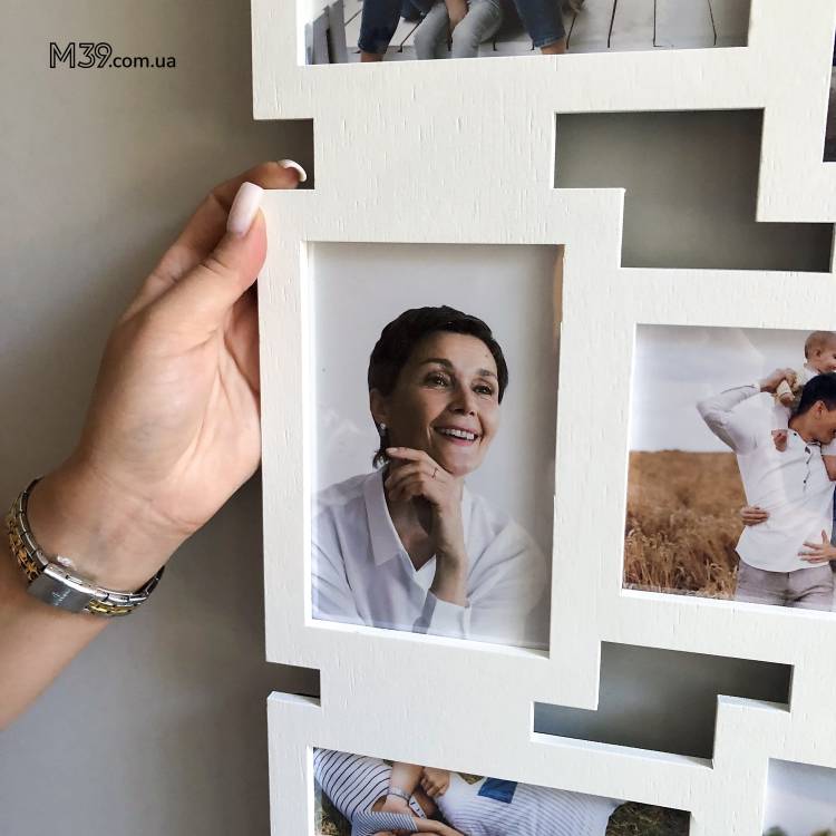 Фоторамка на 10 Фото Геометрична