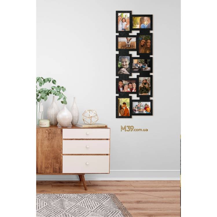 Фоторамка на 10 Фото Геометрична m39.com.ua Фоторамка на 10 Фото Геометрична