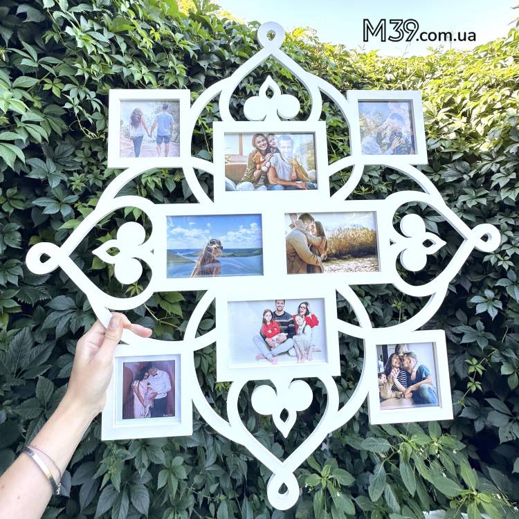 Фоторамка-коллаж "Цветок Счастья" настенная