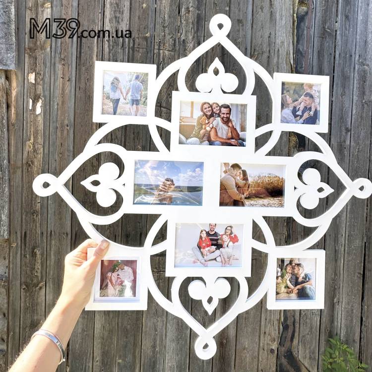 Фоторамка-коллаж "Цветок Счастья" настенная