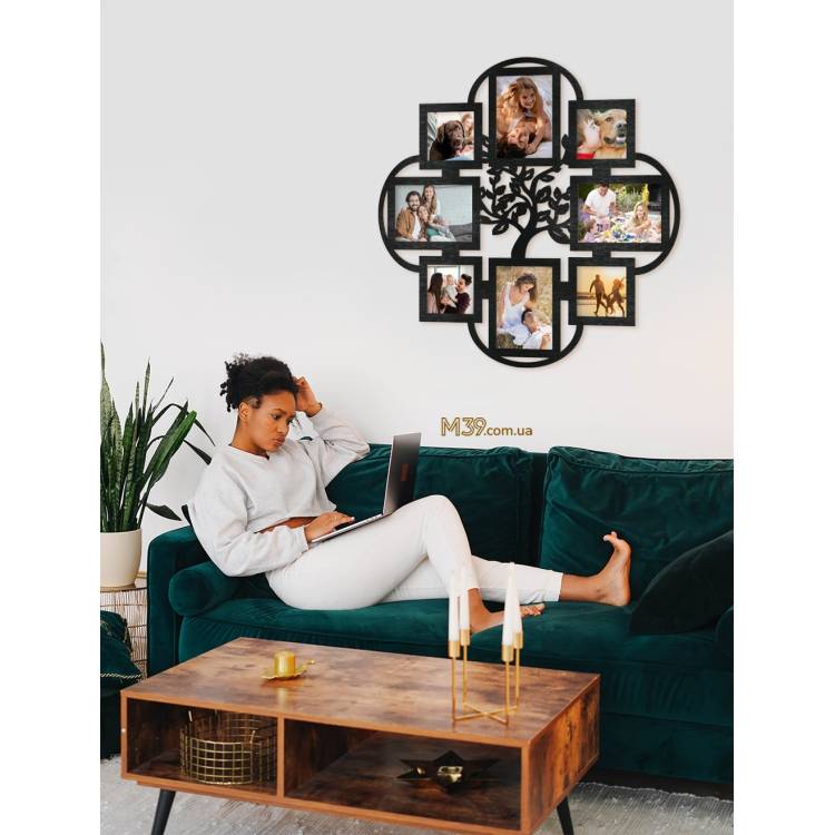 Рамка для сімейних фото Дерево життя m39.com.ua Рамка для сімейних фото Дерево життя
