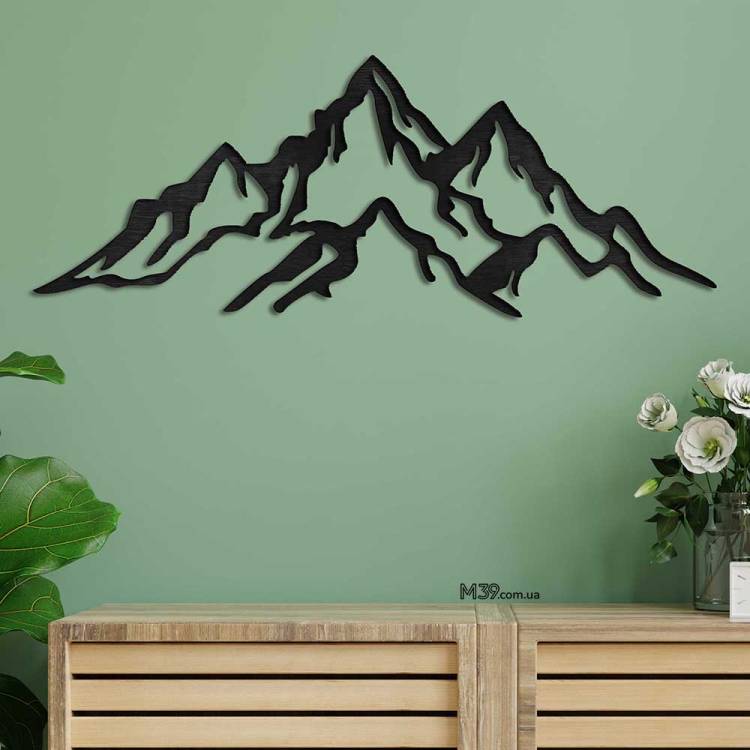Настенный декор панно Горы природа