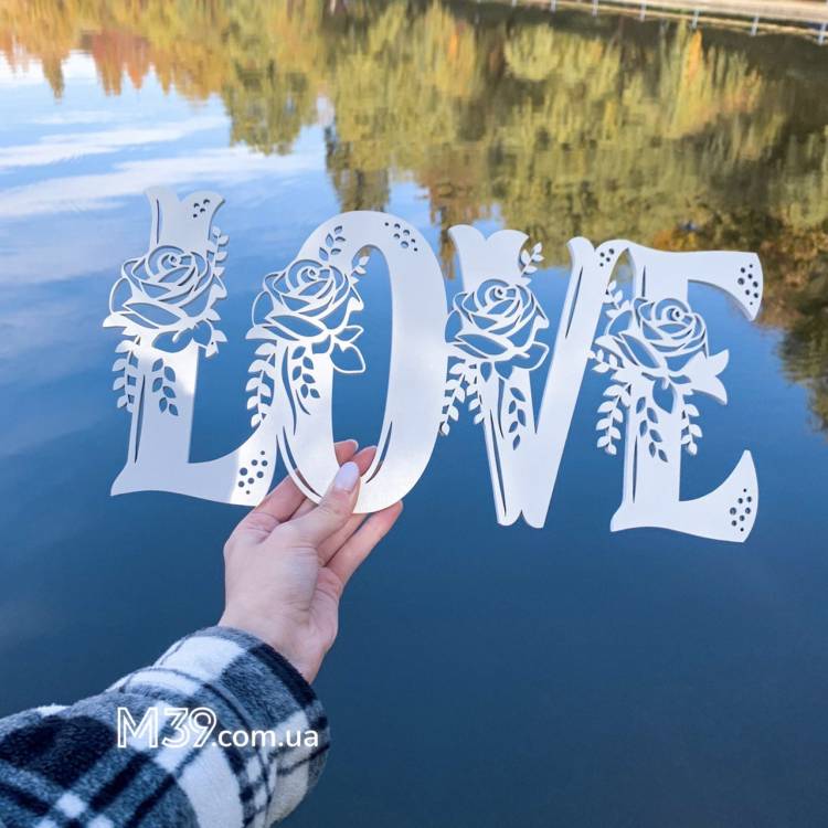 Декоративне панно картина на стіну Love m39.com.ua Декоративне панно картина на стіну Love