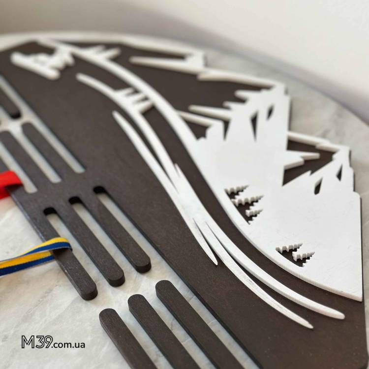 Медальниця Сноубординг з Дерева, Полиця для Медалей