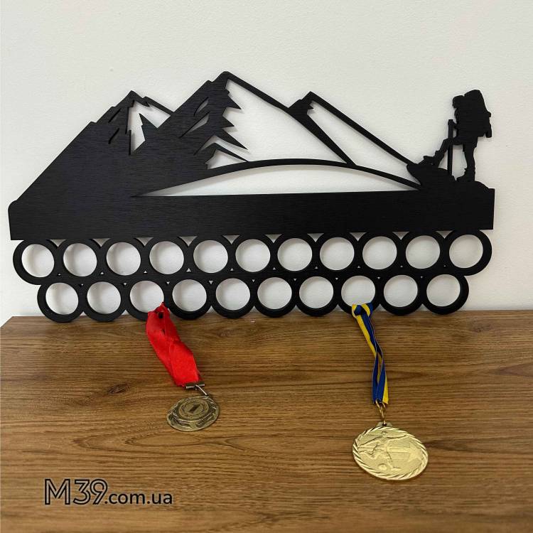 Медальниця з Дерева Спортивний Туризм