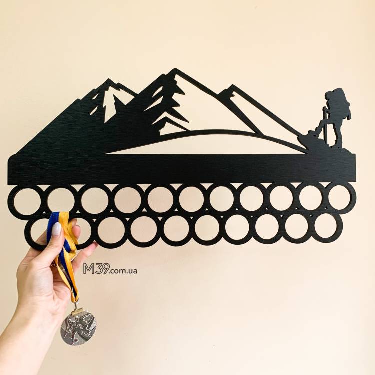 Медальниця з Дерева Спортивний Туризм