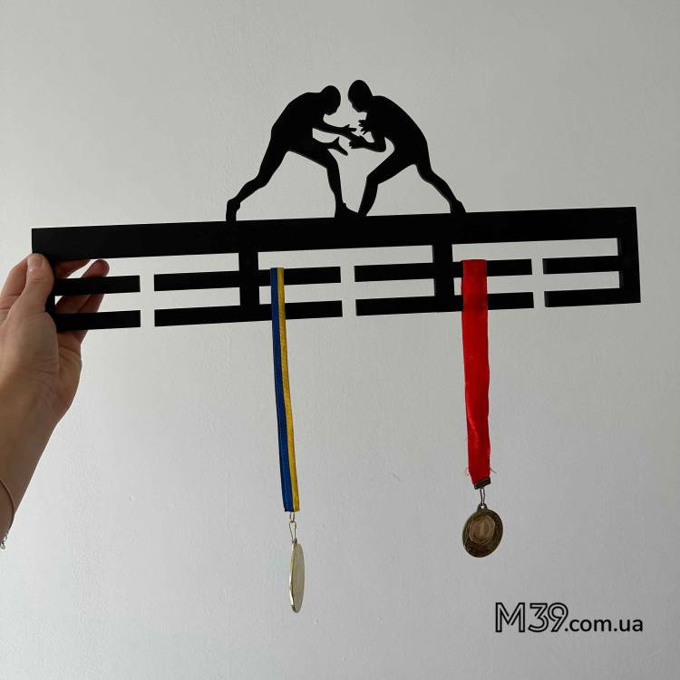 Медальниця з дерева боротьба, дзюдо, бойові мистецтва