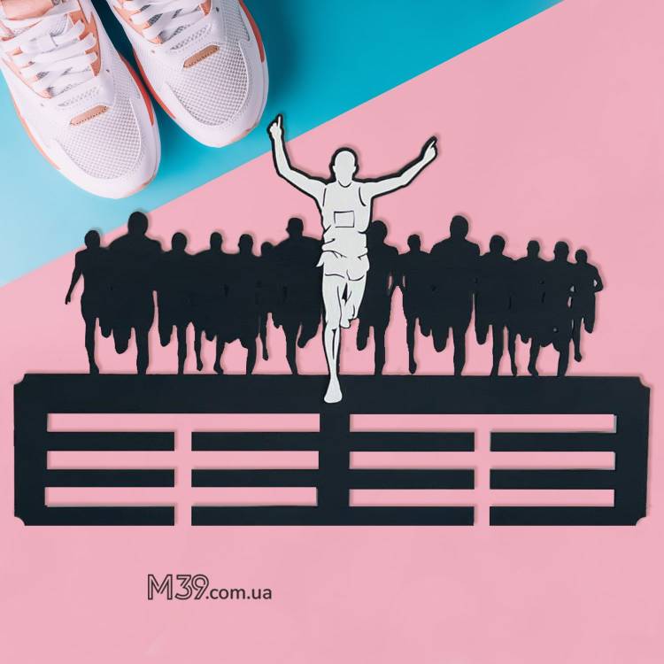 Медальница из дерева "БЕГ"