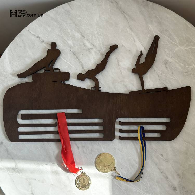 Медальница из дерева легкая атлетика