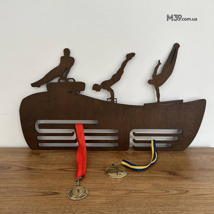 Медальница из дерева легкая атлетика