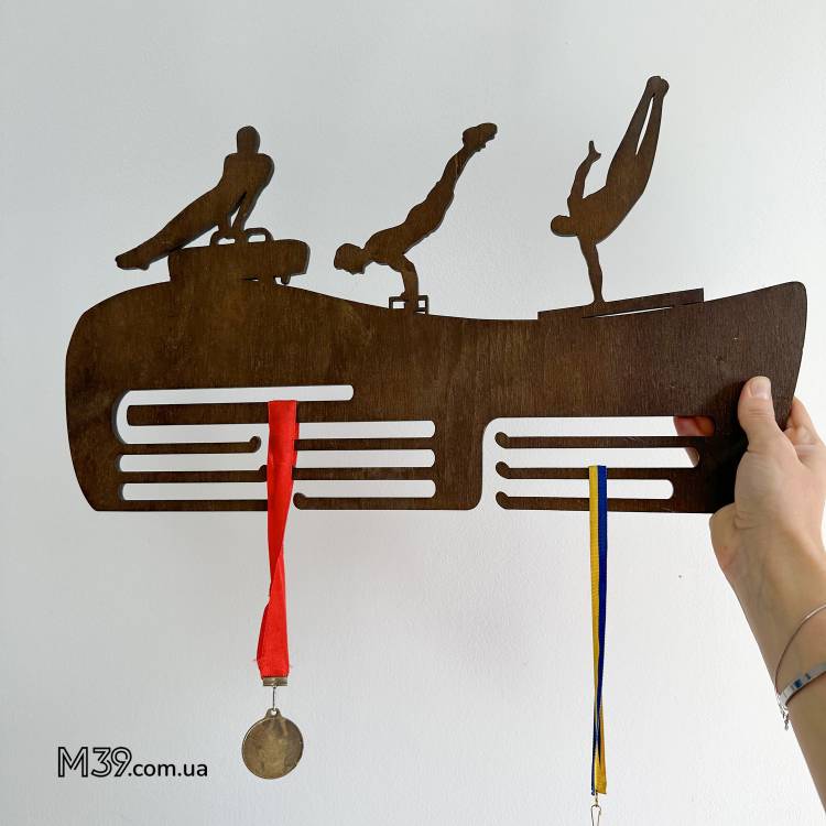 Медальница из дерева легкая атлетика